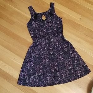 Geometric cut-out dress